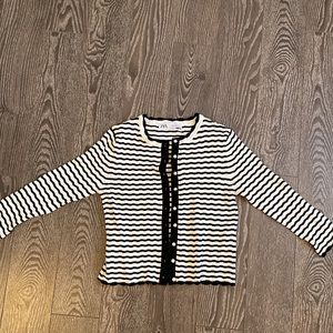 ZARA striped cardigan